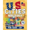 U.S Cities Word Search For Kids: Lined Notebook / Word Search of United States Map 50 States Workbook / Fun Word Search Puzzle Of U.S.A Cities, 120 Pa (Molly Chasey)(Brožovaná)