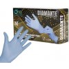 DIAMANTE Disposable Nitrile Gloves - bezpúdrové nitrilové rukavice, 100 ks L - Large - modré