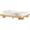 noo.ma Posteľ Kito s roštom – prírodná/dub, Veľkosť 160 x 200 cm