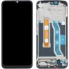 Realme C21Y čierny OEM LCD displej s dotykom a rámom, predný panel