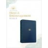 NLT Dayspring Hope & Encouragement Bible (Leatherlike, Navy Blue)