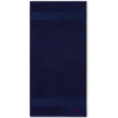 Ralph Lauren Handtowel Player Bavlnený uterák 50 x 100 cm 838430 tmavomodrá