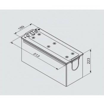 Bosch T5 12V 145Ah 800A 0 092 T50 750