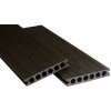 WPC Terasové dosky tmavo hnedá 2200x138x23 mm, Koextrúzia