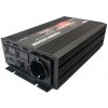 HOULI Napájací menič 12V na 230V, 1500W/3000W, čistá sínusoida, 1 zásuvka HPZD0015U 12V/50Hz/230V/EU