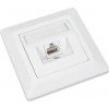 Solarix SX9-1-5E-UTP-WH Zásuvka CAT5E UTP 1 x RJ45 pod omietku biela