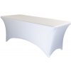 TENTino Elastický poťah BASIC na skladací stôl 152x76 cm VIAC FARIEB Farba obrusu: BIELA / WHITE