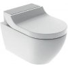 Geberit AquaClean - Elektronický bidet Tuma Comfort s keramikou, Rimfree, SoftClosing, kefovaná nerezová 146.292.FW.1