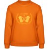 AWDis Sweat Mikina - Pivný motív - It's Time of Refreshing - Orange Crush - L - Dámske