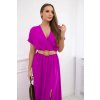 Kesi Dlhé šaty Ophes s ozdobným pásikom Farba: Violet, Veľkosť: UNI