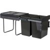 ML SYSTEMS ML Vstavaný odpadkový kôš 400mm 2x20L /ML-400-SB-2/