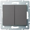 Kanlux LOGI 25247 Dvojité tlačítko 10AX - 250V~,grafit