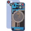 Apple iPhone 14 - Sklo Zadného Housingu + Sklíčko Kamery + Kovový Pliešok + Magsafe Magnet (Blue), Blue