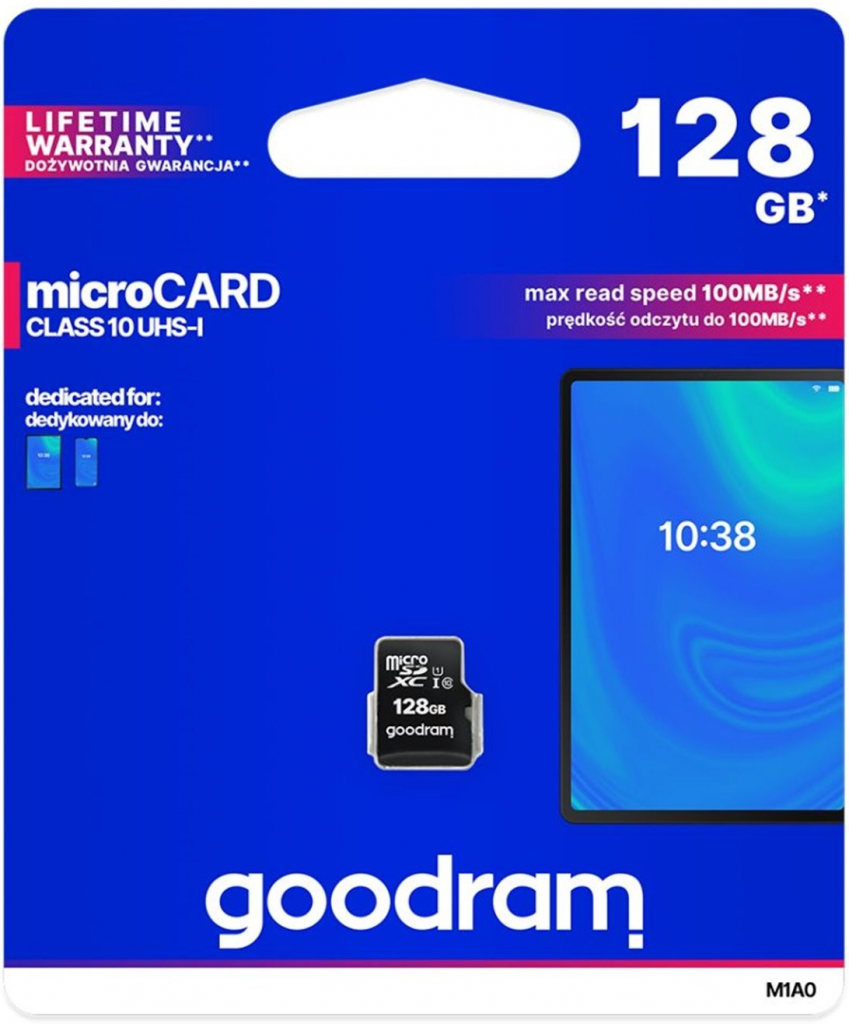 GOODRAM microSDHC Class 10 128 GB M1AA-1280R12