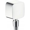 Hansgrohe FixFit - Nástenné kolienko so spätným ventilom a guľovým kĺbom, chróm 27414000