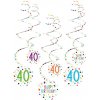 Amscan Dekoračné víry - Happy Birthday Konfety 40
