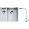 Súprava nerezový drez Franke Box 127.0369.916, kuchynská batéria Franke Sirius Side 115.0668.280