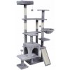 Rebel RA-1008 Škrabadlo pre mačky 75 x 40 x 152 cm, sivé