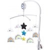 JOKO Detský Kolotoč nad Postieľku DÚHA, plyšové obláčiky a hviezdy + melódie