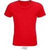 SOL´S PIONEER / Detské tričko z bio bavlny - red 96-104