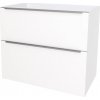 Mereo Mailo, kúpeľňová skrinka 101 cm, chróm madlo, Multidecor, Biela Arctic CN592SBIAA
