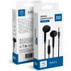 Slúchadlá Blue Star Wire Earphones Jack 3,5 mm With Microphone Pa-E65 1,2 M Black