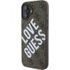 Obal Guess PU Leather 4G Big Love Logo MagSafe Apple iPhone 16 GUHMP16SP4PLGWW Brown