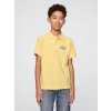 GAP dětské polo tričko Pique žlutá