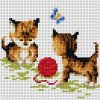 Ariadna Zostava na vyšívanie krížikovým stehom Malwina 15x15cm - č. 1009