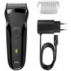 Braun Series 3 300s čierna / planžetový holiaci strojček / umývateľný / LED ukazovateľ batérie (300s-B)