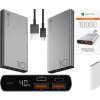 Powerbanka Navitel PWR10 AL 10000 mAh strieborná