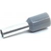 Tracon electric Izolovaná káblová dutinka sivá 4mm² 4mm2 / L=16,5mm