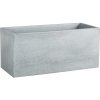 Hrniec Scheurich Stony Grey, plast, O 59x25cm, sivý