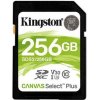 Kingston Canvas Select Plus SDXC 256GB Class 10 UHS-I (r100MB,w85MB) SDS2/256GB - Pamäťová karta SD