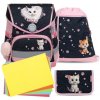 Školská taška Belmil 405-41 Compact Cute Kitten (set s peračníkom a vreckom) + DARČEK