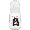 Fľaša s obrázkom Akuku 125 ml medveď biela