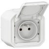 Legrand Plexo IP55 Zásuvka 2P+T, komplet, povrchová montáž, Biela - LE 069781L