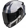 Motocyklová prilba SCORPION EXO-GT SP AIR TOURADVEN PERLOVÁ BIELA/STRIEBORNÁ XL +GR