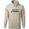 Narodeniny odmocniny 60 - Mikina pánska Cape s kapucňou - 3XL ( Ľadovo sivá )