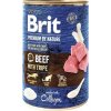 Konzerva pre psov Brit Premium by Nature Beef with Tripes s hovädzím a držkami 400 g