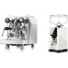 Rocket Espresso Giotto Cronometro R + Eureka Mignon Silenzio, CR white