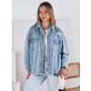 Dámska džínsová bunda KATAFIT Dstreet TY4794 Farba: modrá - svetlo, Veľkosť: S/M