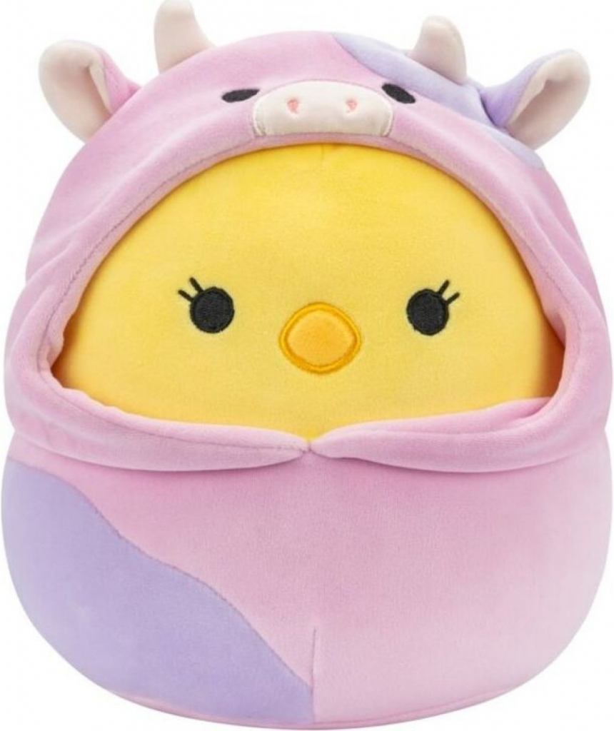 Squishmallows Kurča v kostýme kravy Triston 30 cm