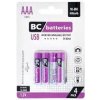 BC Batteries Batérie USB BC nabíjateľné 4ks AAA 400mAh
