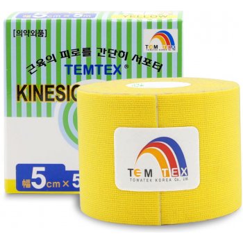 Temtex Classic tejpovací páska žltá 5cm x 5m