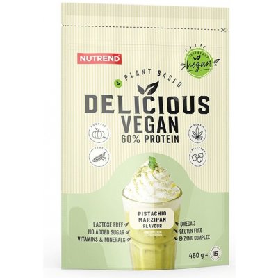Nutrend Delicious Vegan Protein pistácie/marcipán 450 g