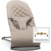 BABYBJÖRN Bliss Woven, Sand Grey s hračkou