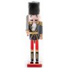 Postavička MagicHome Vianoce Woodeco, 38cm, Luskáčik s baranicou, drevo