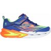Detská voľnočasová obuv Skechers, FLEX-GLOW ULTRA modrá,oranžová,svetlo zelená,biela 29