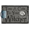 CurePink Netflix The Witcher Zaklínač Toss A Coin Šedá 60 x 40 cm
